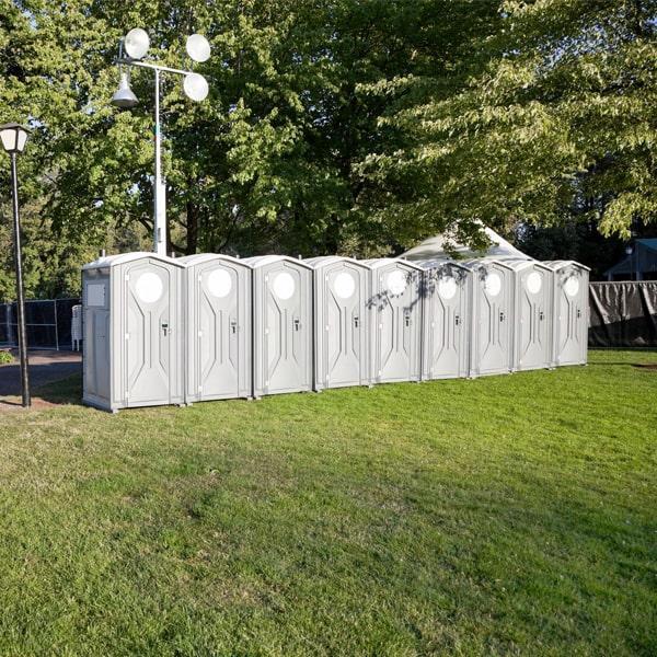 the number of special event porta potties needed depends on the size and type of event, but our team can help determine the appropriate number based on attendance and period